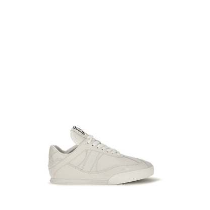 Athletic Sneakers by Chloé for women in bos taurus calf suede leather white features an effortless chic silhouette, showcasing the signature athletic style of the Women's Athletic Bos Taurus Calf Suede Leather Sneakers collection with a truly effortless chic finish.