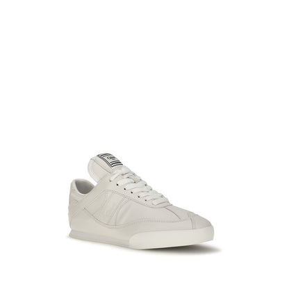 Athletic Sneakers by Chloé for women in bos taurus calf suede leather white presents a sleek silhouette, perfectly capturing the athletic style essence of Women's Athletic Bos Taurus Calf Suede Leather Sneakers with its sleek design and premium finish.