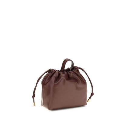 Compact Drawstring Shoulder Bag by Chloé for women in bos taurus nappa leather gold & signature features a effortless sophistication silhouette, secured by a drawstring with ample and versatile shoulder-strap & handle for a effortless sophistication finish.