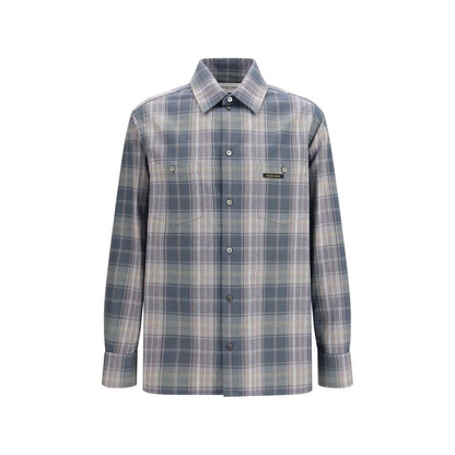 Shirt by Golden Goose for men in cotton multicolor, pearl, patterned & checked showcases a sublime silhouette, artfully detailed with a sublime and long-sleeve for a sophisticated, sublime finish.
