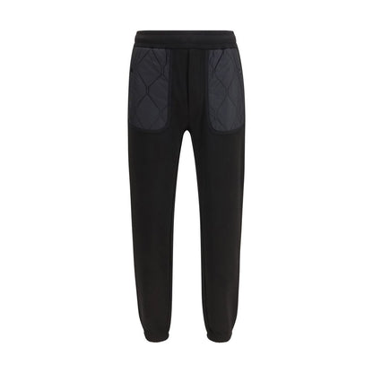 Sweatpants by Moncler for men in polyester cotton nylon & modal black features an dynamic athletic & regular-fit with a long and , expertly finished with functional for a dynamic silhouette.