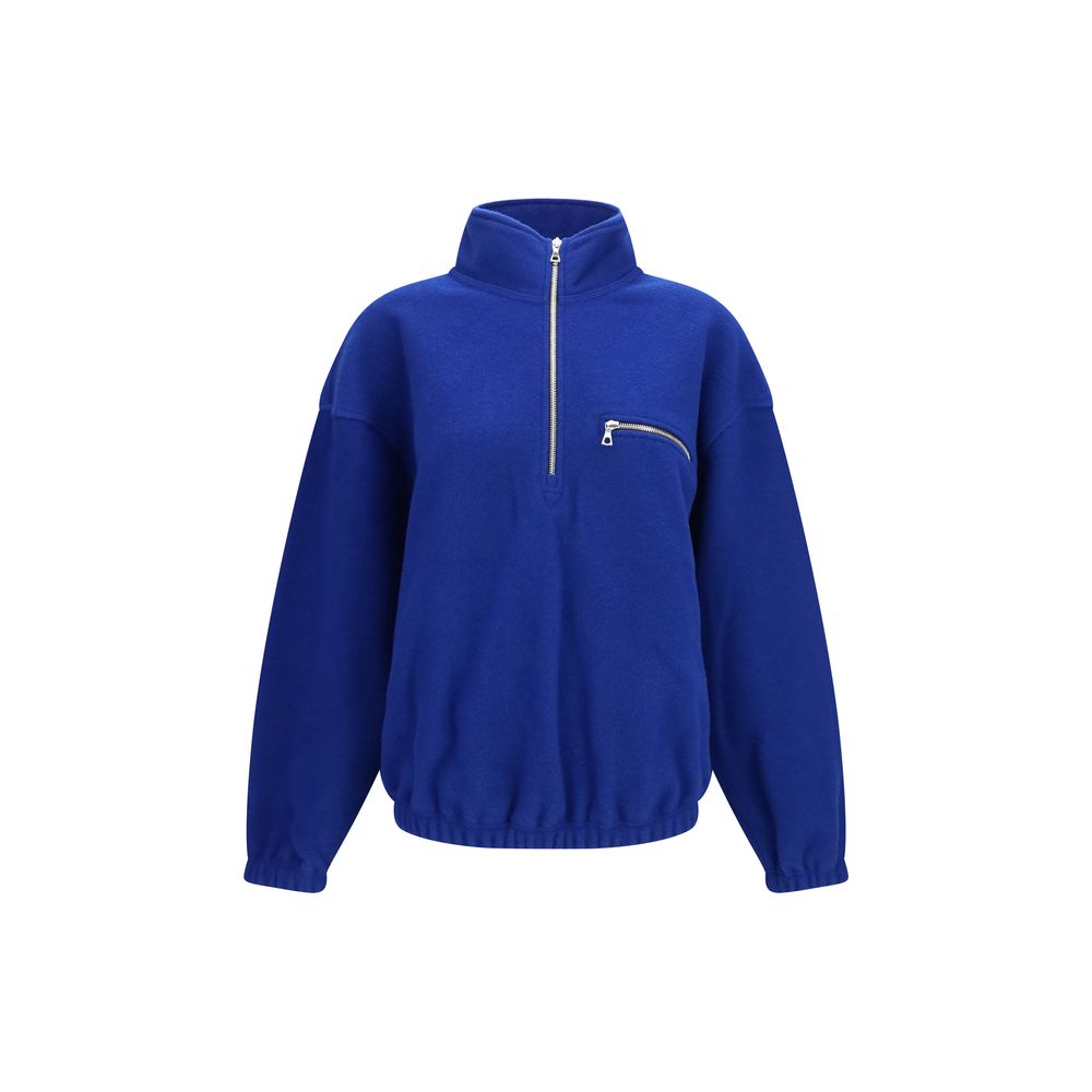Sweatshirt by RIER for women in wool blue & natural features an exquisite silhouette, showcasing and high-neck neckline details for a exquisite look.