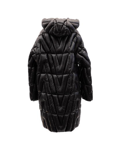 Valentino Garavani Black Women Wool Coat