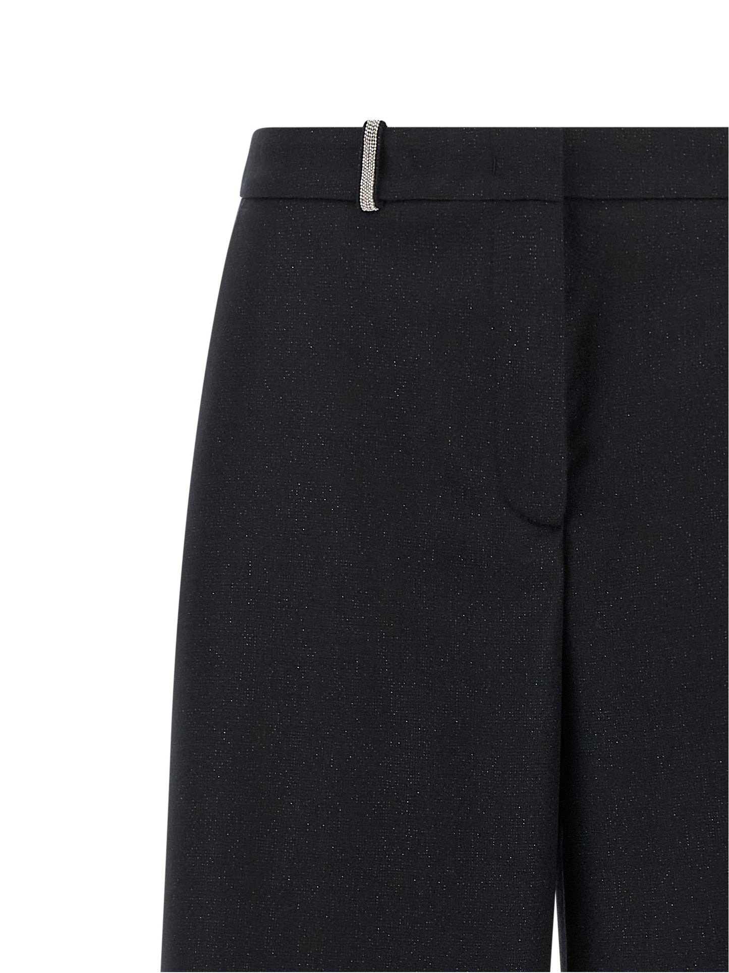 Peserico Blue Virgin Wool Casual Pants