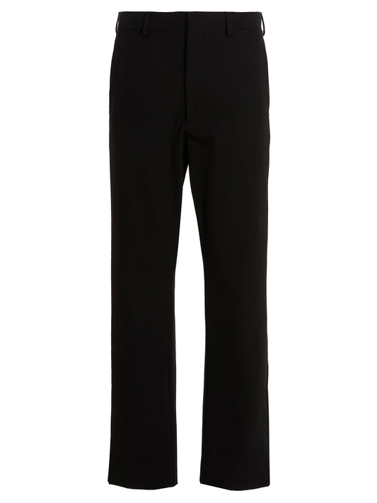 Prada Black Polyester Casual Pants