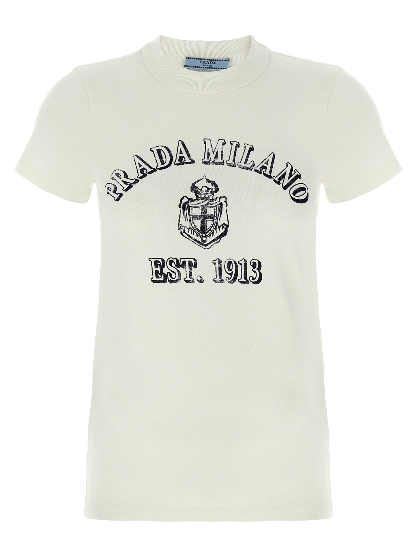 Prada White Cotton T-Shirt
