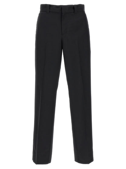 Prada Black Virgin Wool Casual Pants