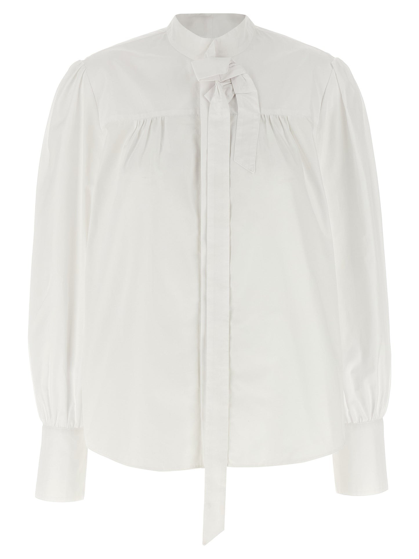 Prada White Cotton Blouse