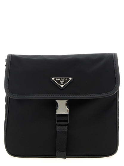 Prada Black Recycled Polyamide Crossbody Bag
