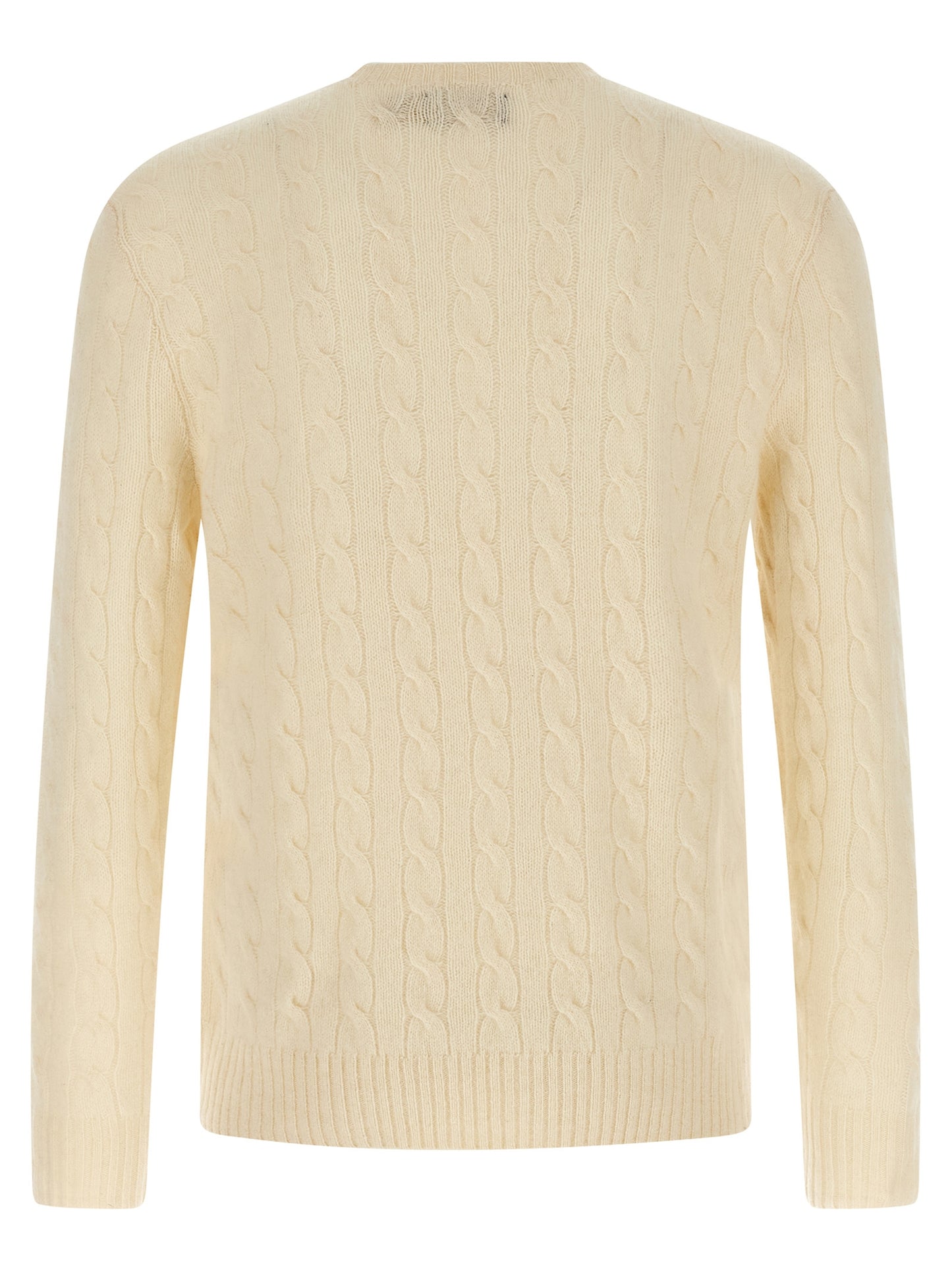 Polo Ralph Lauren White Wool Cardigan