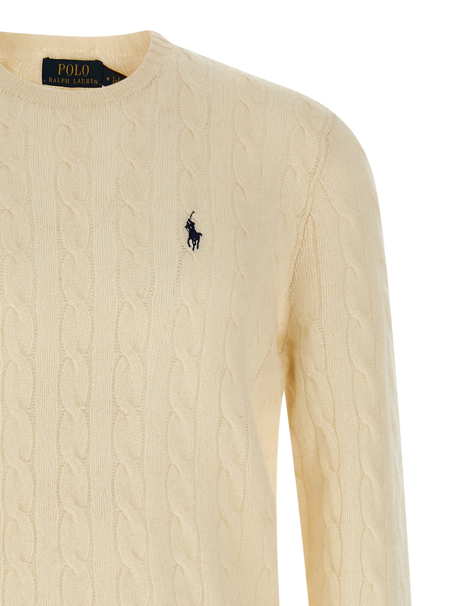 Polo Ralph Lauren White Wool Cardigan