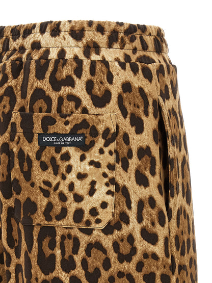 Dolce & Gabbana Brown Cotton Casual Pants