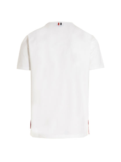 Thom Browne White Cotton T-Shirt