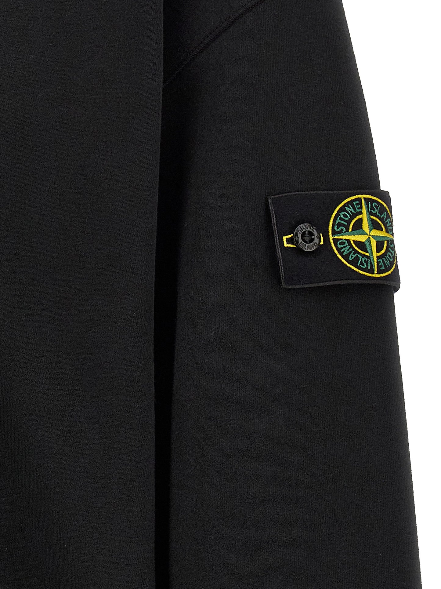 Stone Island Black Cotton Sweatshirt