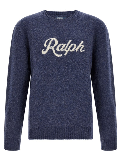 Polo Ralph Lauren Blue Wool Cardigan
