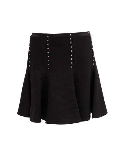 Valentino Garavani Women's Mini Skirt - Black Gold