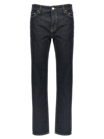 TOTEME Blue Cotton Tapered Jeans