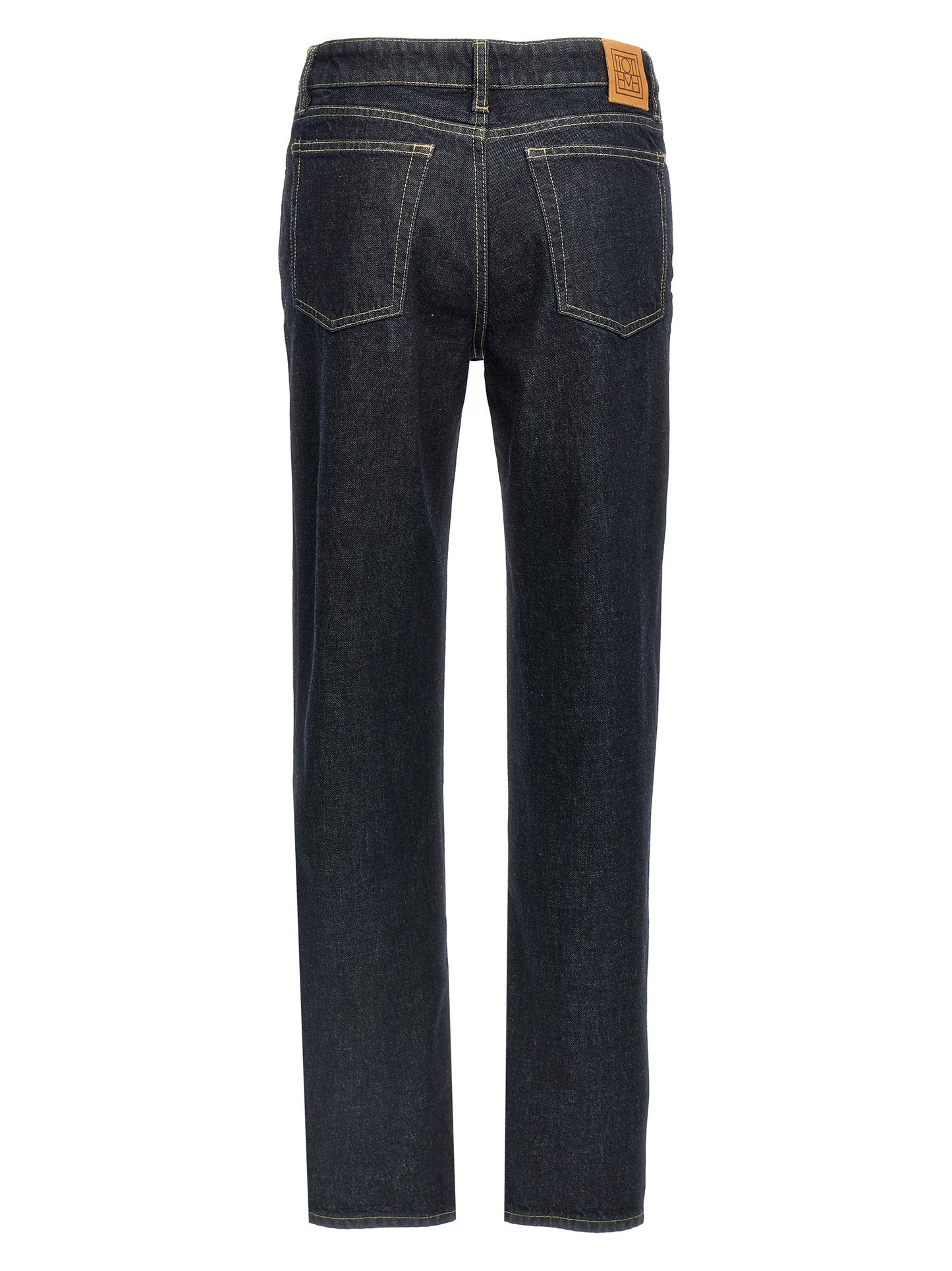 TOTEME Blue Cotton Tapered Jeans