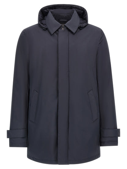Herno Blue Polyester Parka