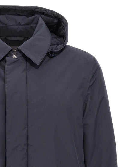 Herno Blue Polyester Parka