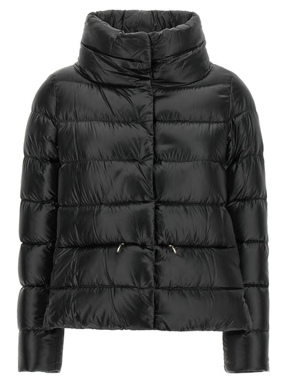 Herno Black Polyamide Full-Length Jacket