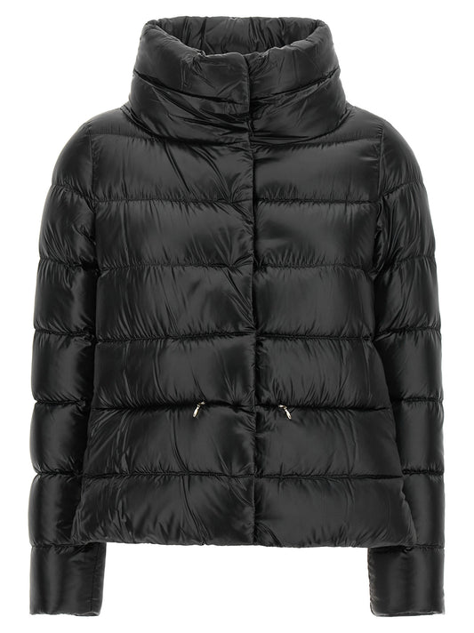 Herno Black Polyamide Full-Length Jacket