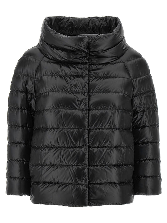 Herno Black Polyamide Full-Length Jacket