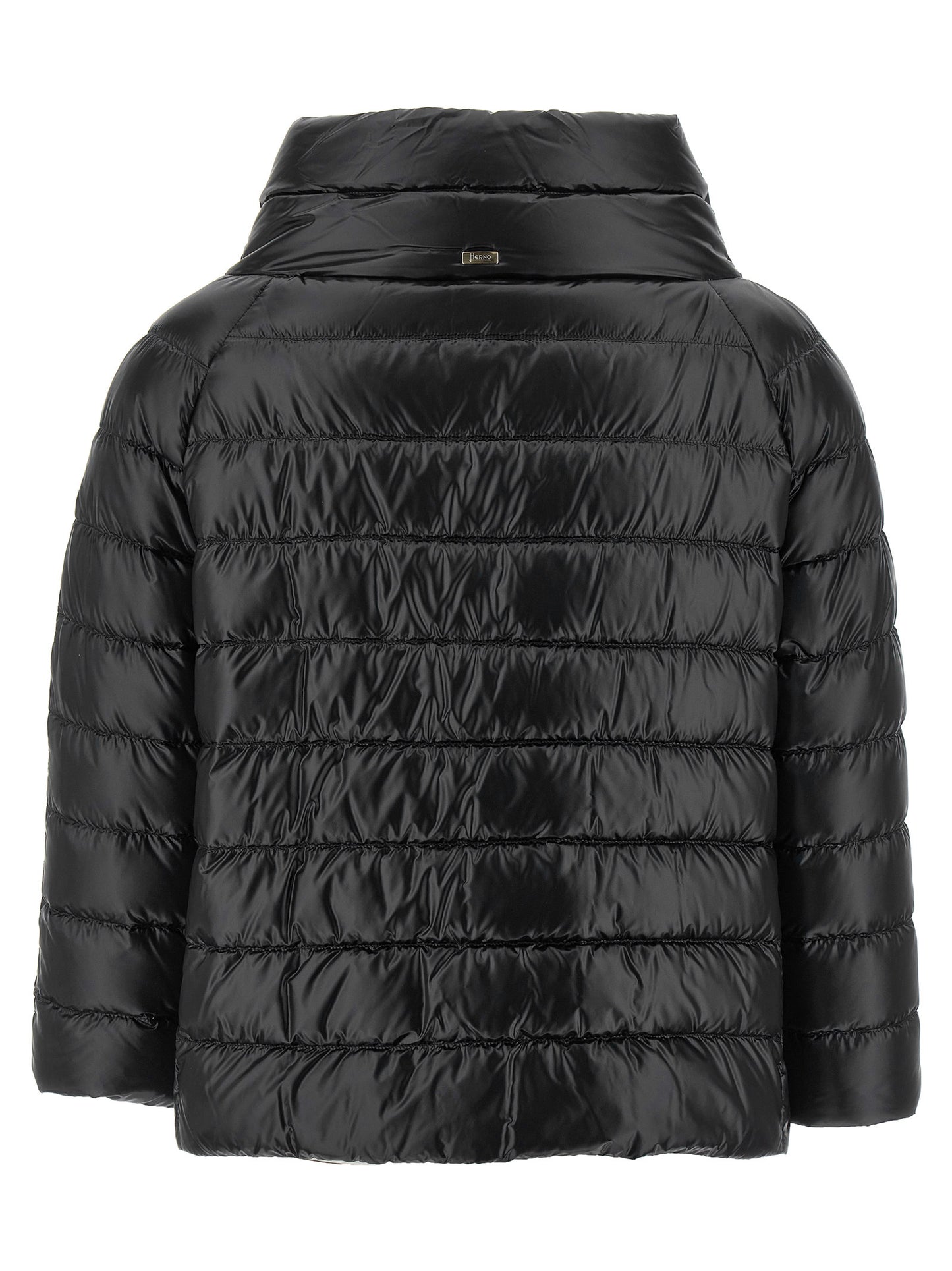 Herno Black Polyamide Full-Length Jacket