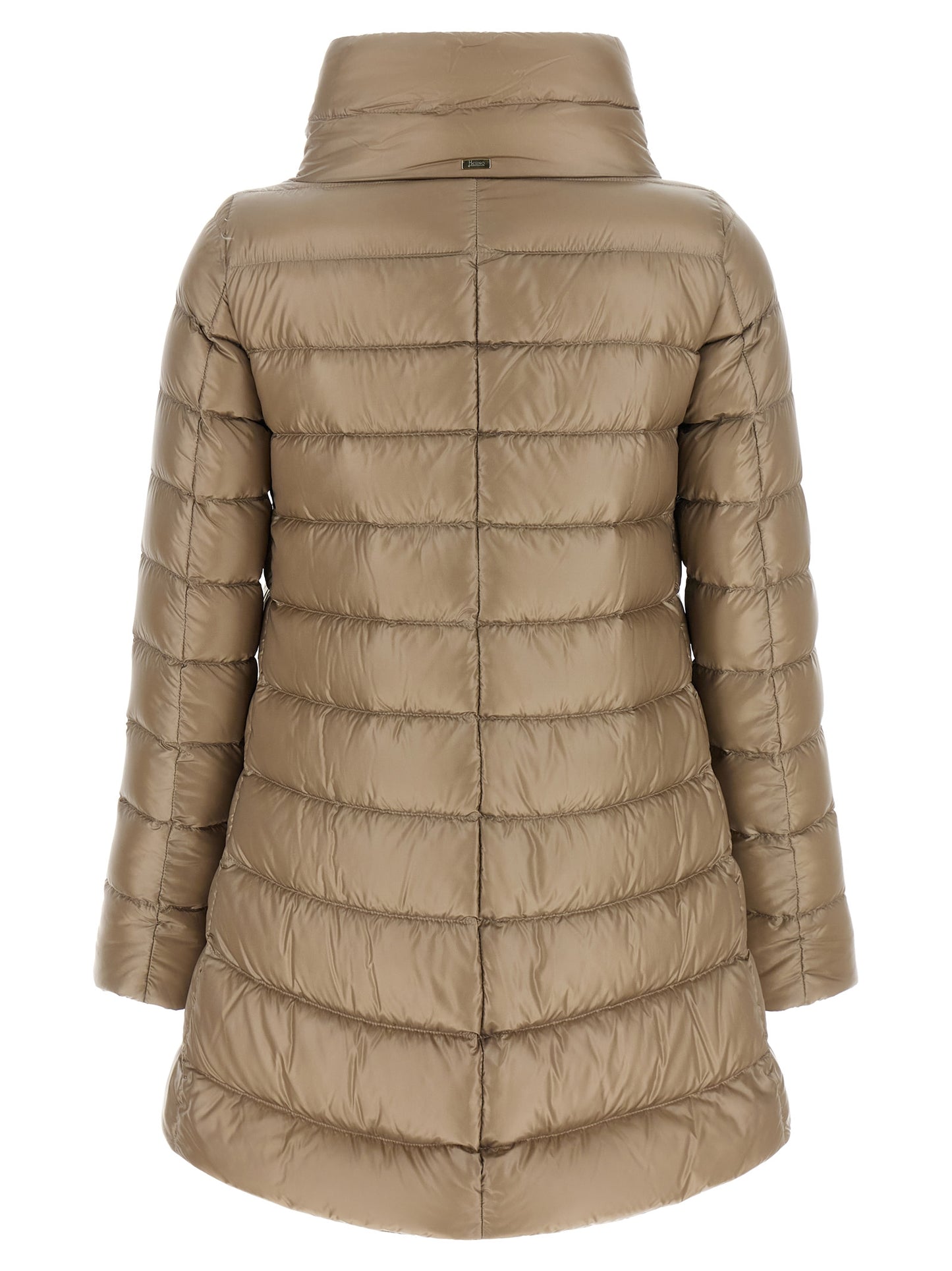 Herno Beige Polyamide Full-Length Jacket