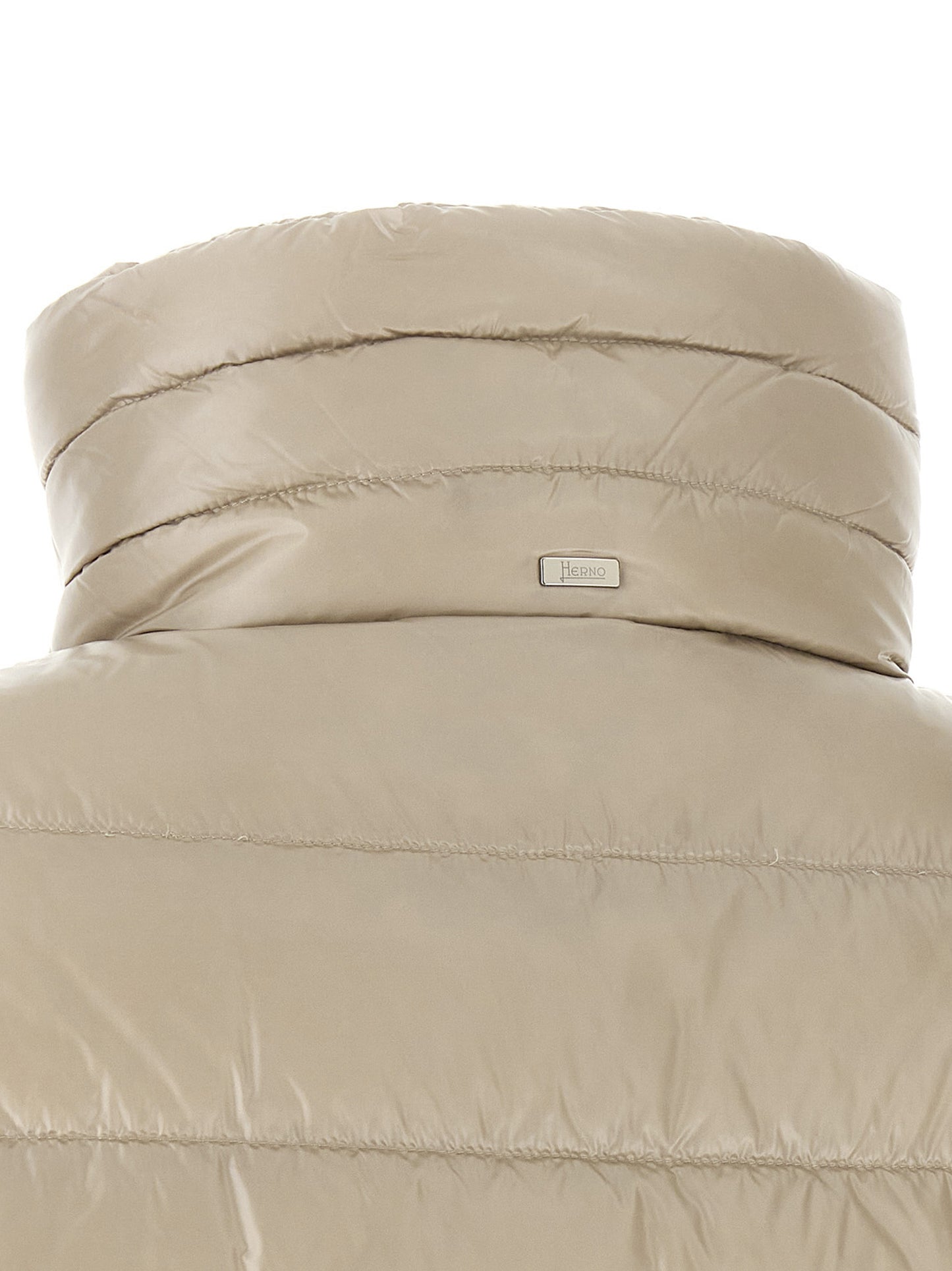 Herno Beige Polyamide Full-Length Jacket