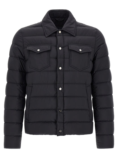 Herno Black Polyamide Full-Length Jacket