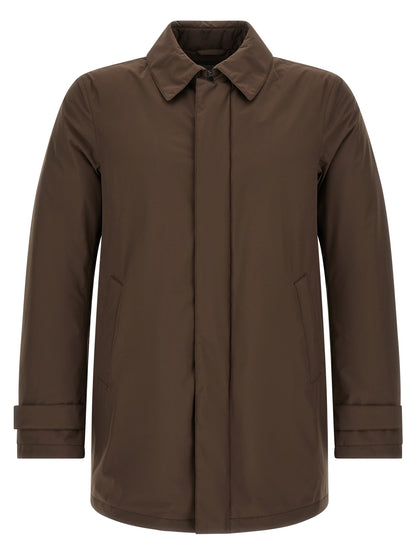 Herno Brown Polyester Parka