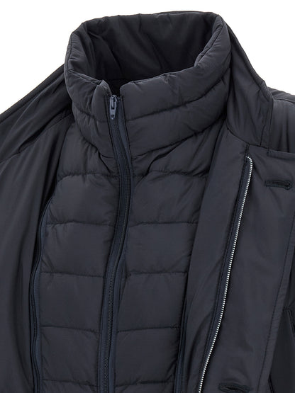 Herno Blue Polyamide Coat