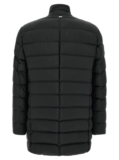 Herno Black Polyamide Full-Length Jacket