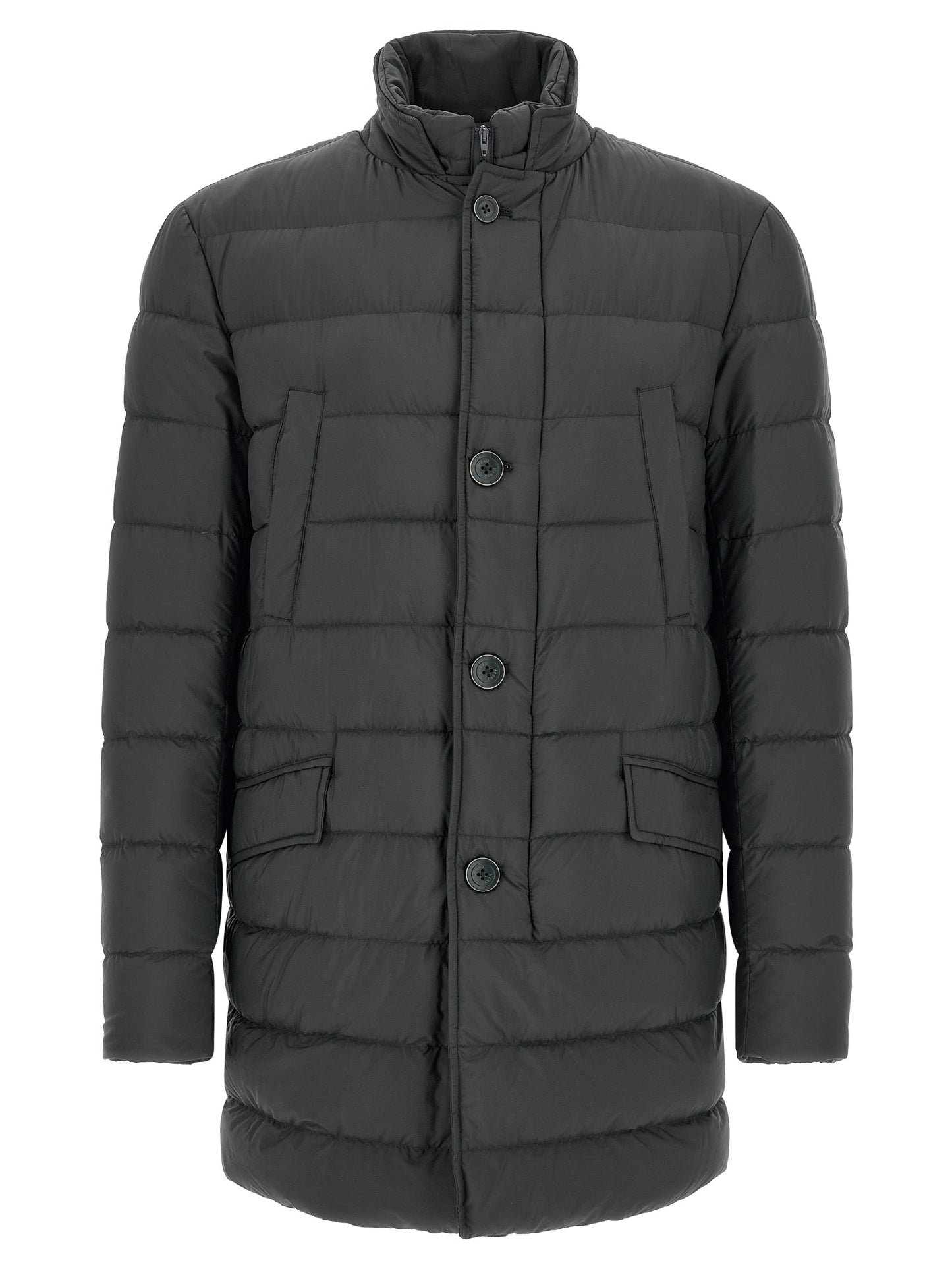 Herno Gray Polyamide Coat