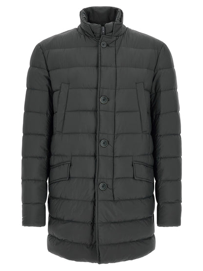 Herno Gray Polyamide Coat