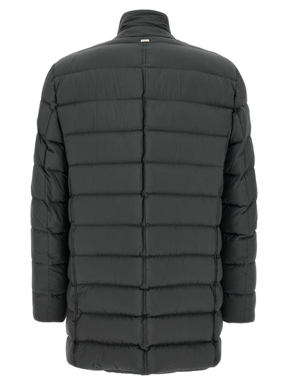 Herno Gray Polyamide Coat