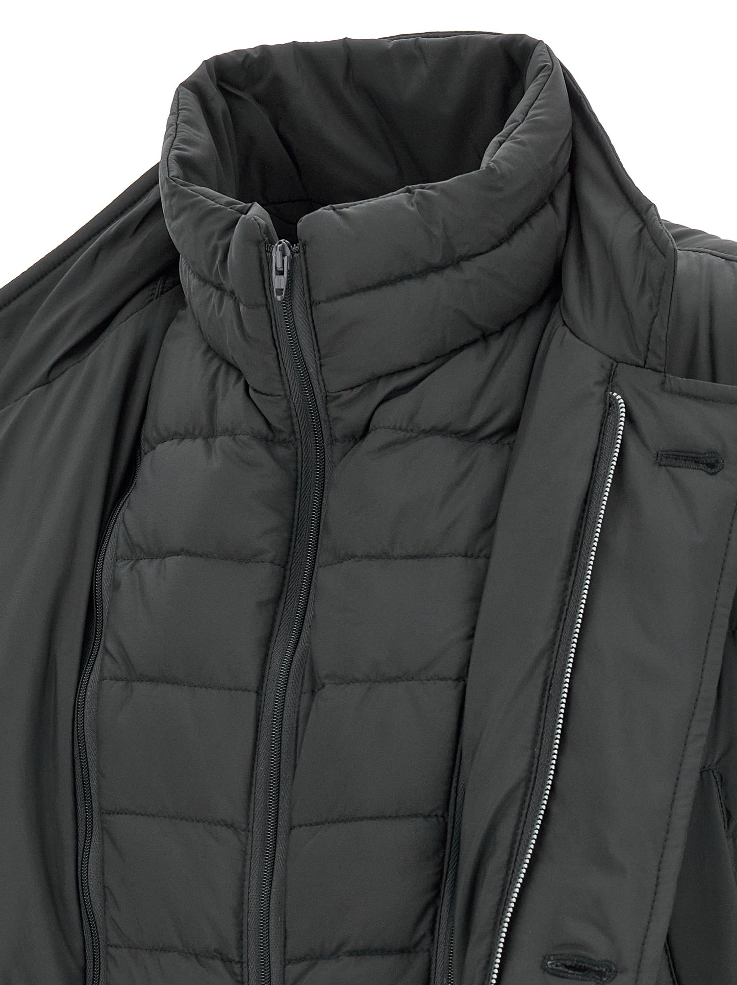 Herno Gray Polyamide Coat