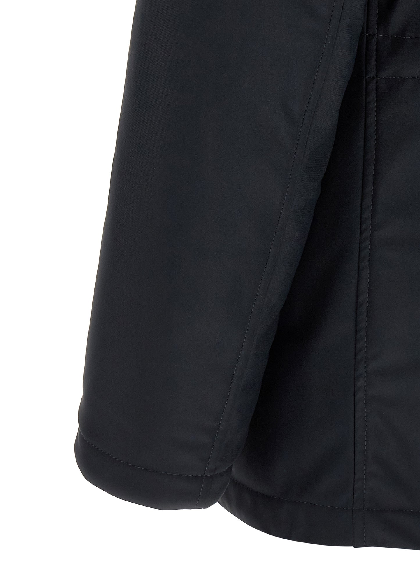 Herno Blue Polyamide Full-Length Jacket