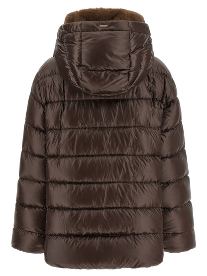 Herno Brown Polyamide Full-Length Jacket