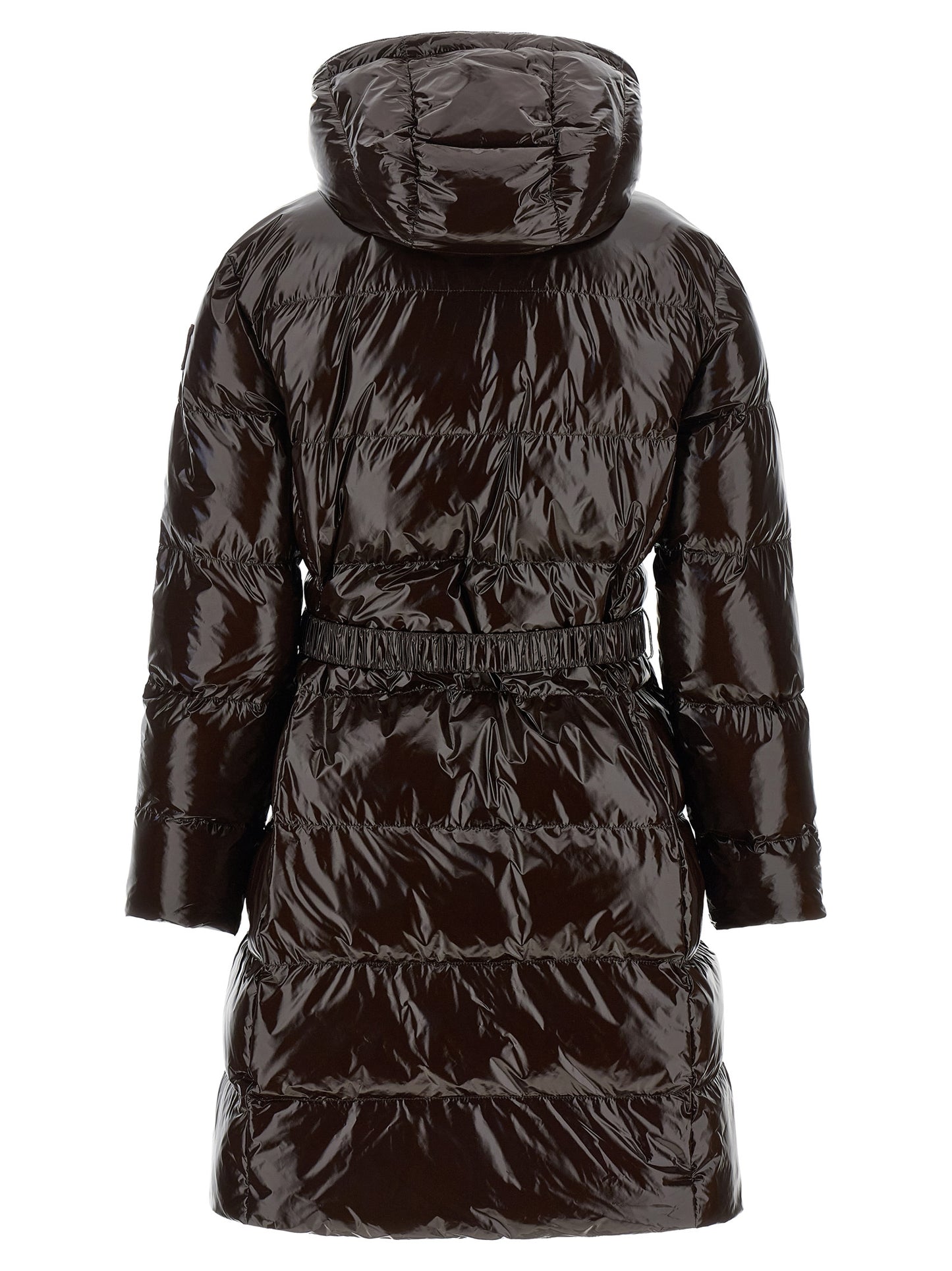PINKO Brown Polyamide Full-Length Jacket