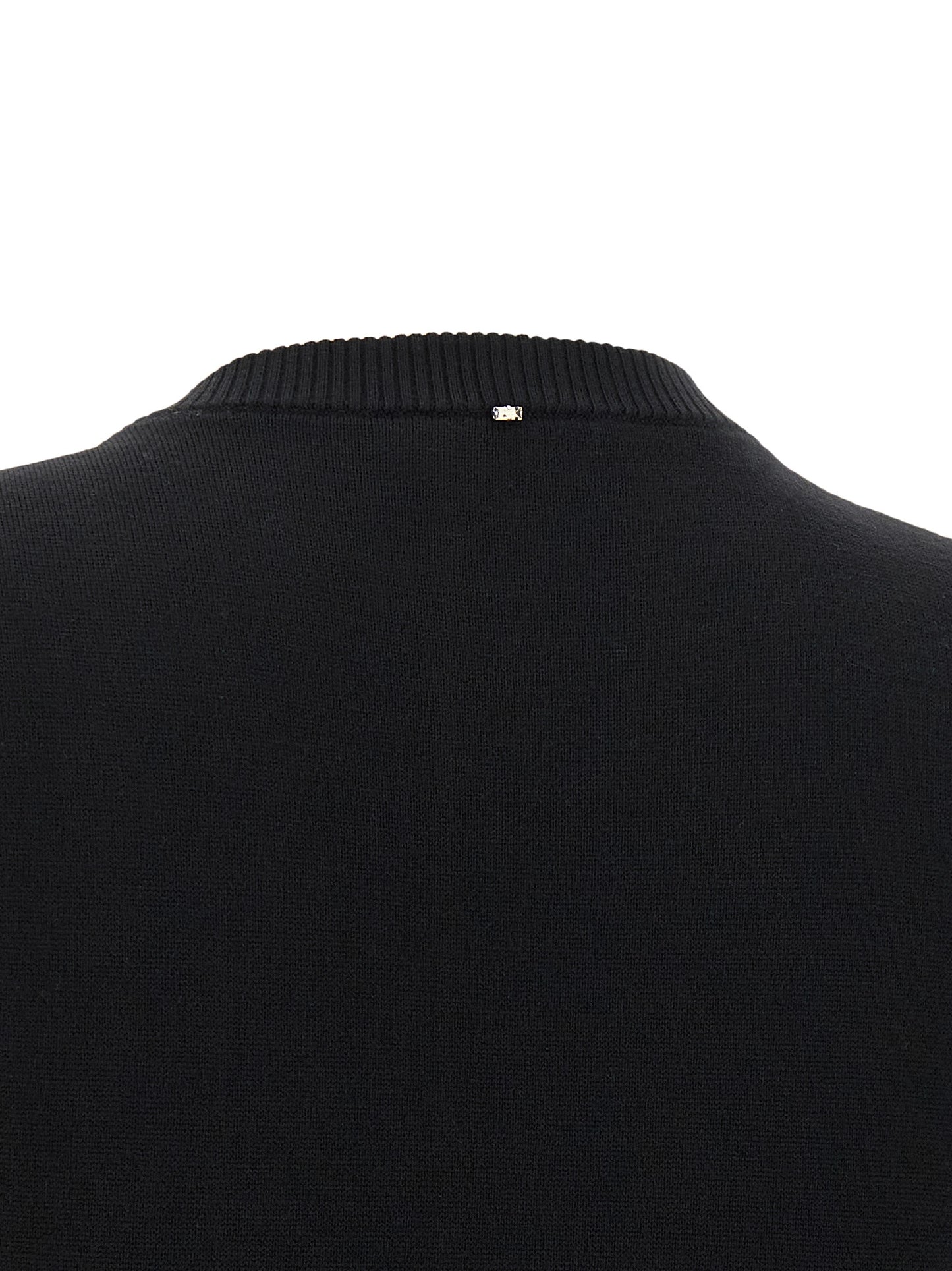 Sportmax Black Virgin Wool Tank Tops