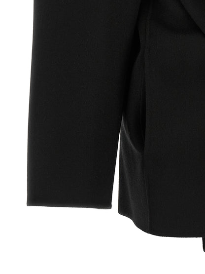 Sportmax Black Wool Coat
