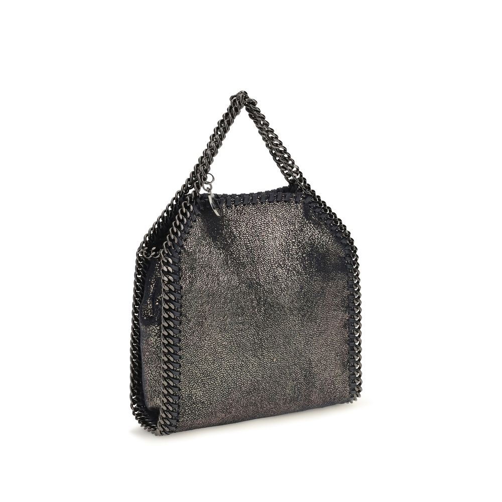 Small Shoulder Bag by Stella McCartney for women in organic cotton & polyester blue, patterned & monogram showcases a enviable silhouette, artfully detailed with a secure snap & magnetic, organized , and versatile shoulder-strap & handle for a enviable look.