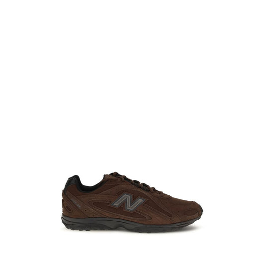 Athletic Sneakers by New Balance for women in synthetic fabric mesh brown & patterned features an effortless chic silhouette, showcasing the signature athletic style of the Women's Athletic Synthetic Fabric Mesh Sneakers collection with a truly effortless chic finish.