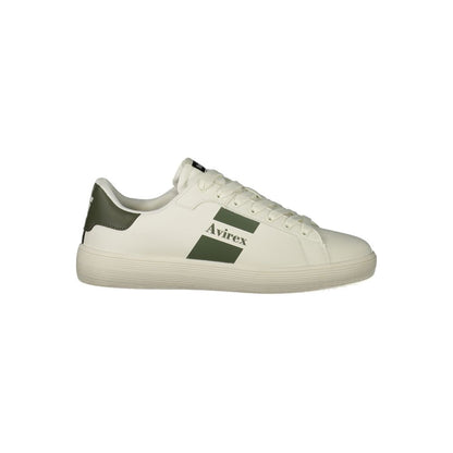 Avirex White Polyurethane Men's Sneaker