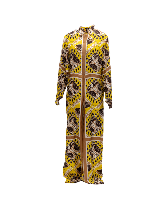 One-Piece by Valentino Garavani for women in cotton black, brown, white, yellow, paisley & print presents a mesmerising silhouette, showcasing a sophisticated and for a truly mesmerising finish.