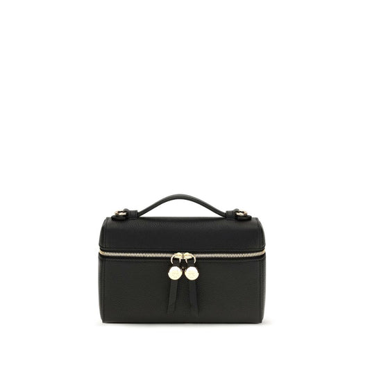 This Mini Crossbody Handbag by Tory Burch for women in bos taurus suede calf leather and black presents a sculptural silhouette featuring a secure zipper, ample cardholder, and versatile crossbody-strap, handle & adjustable-strap for a sculptural finish.