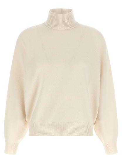 Brunello Cucinelli White Cashmere Cardigan