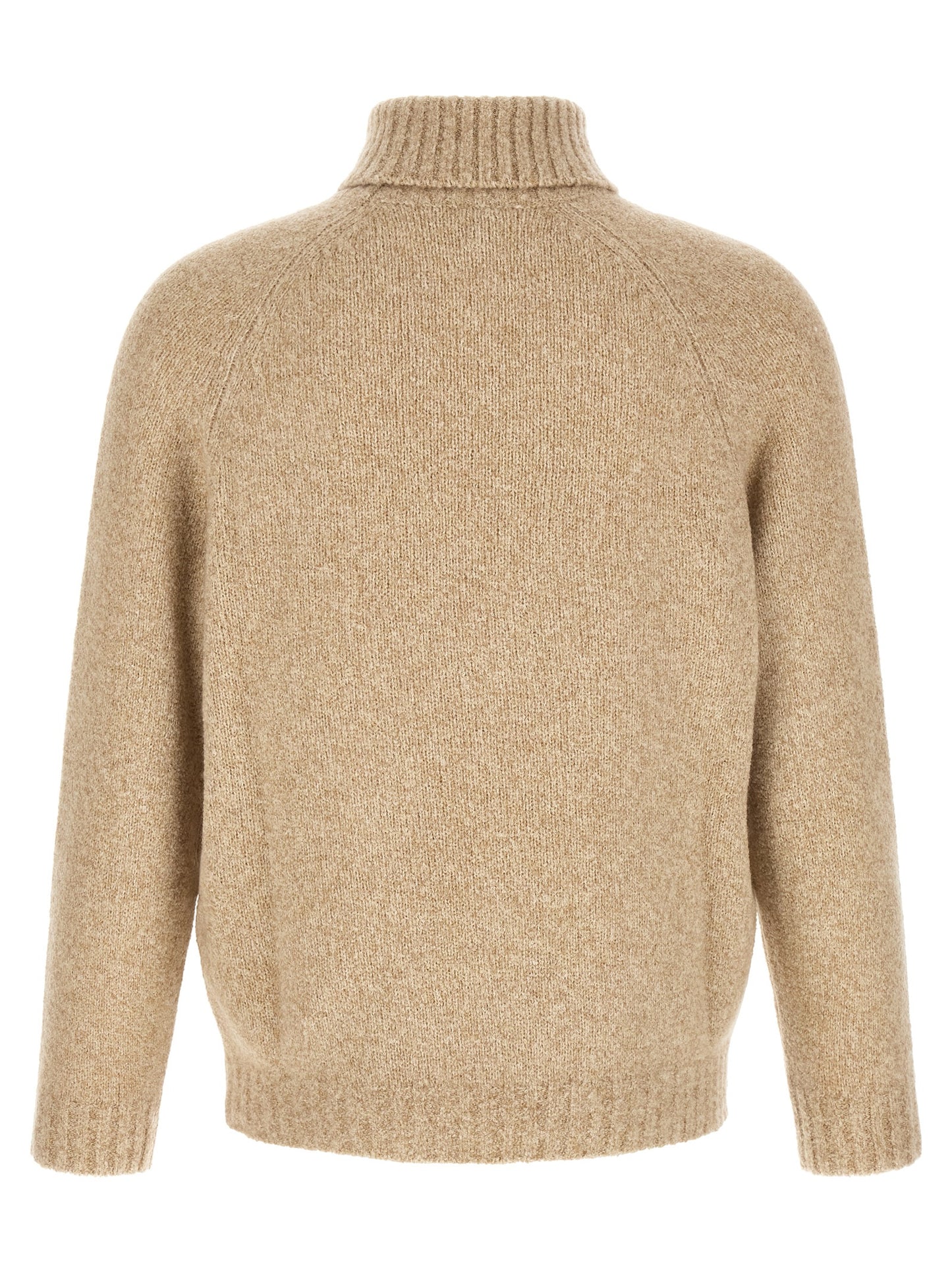 Brunello Cucinelli Beige Virgin Wool Cardigan